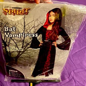 Girls bat vampiress costume